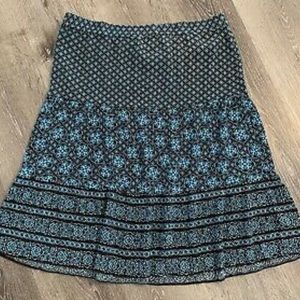 Sag Harbor - Boho chic - super cozy skirt -Size L